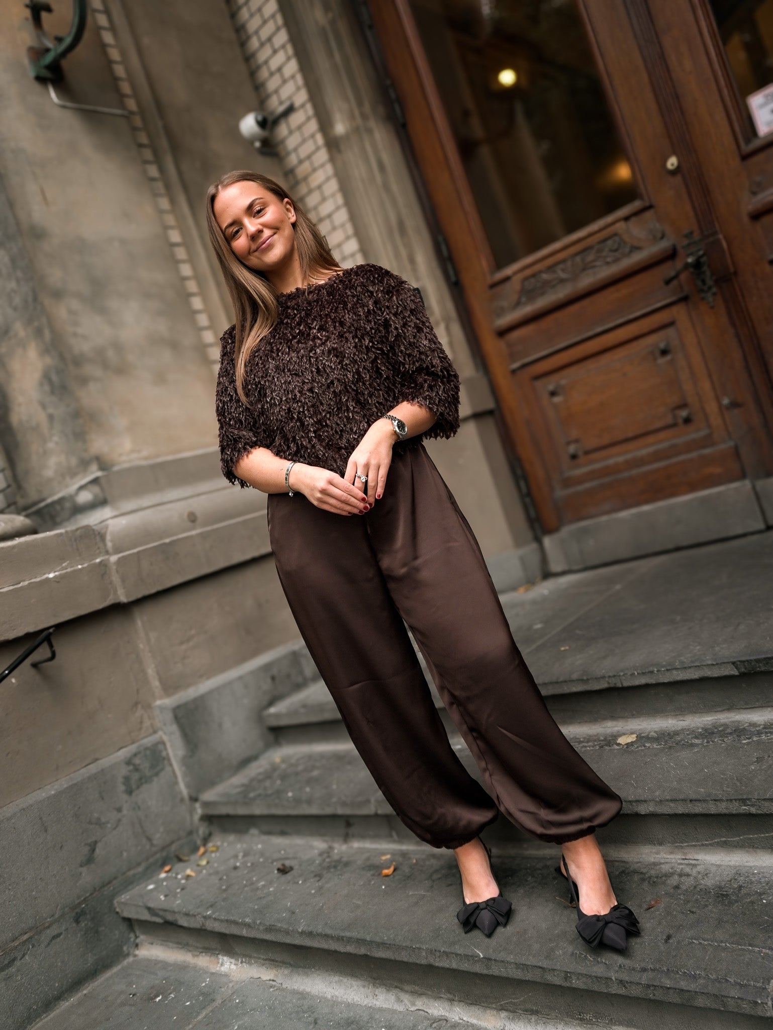 JDYCASSY Trousers - Coffee Bean